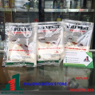 Bột kill pest 50g - diệt bọ chét, kiến, gián,...