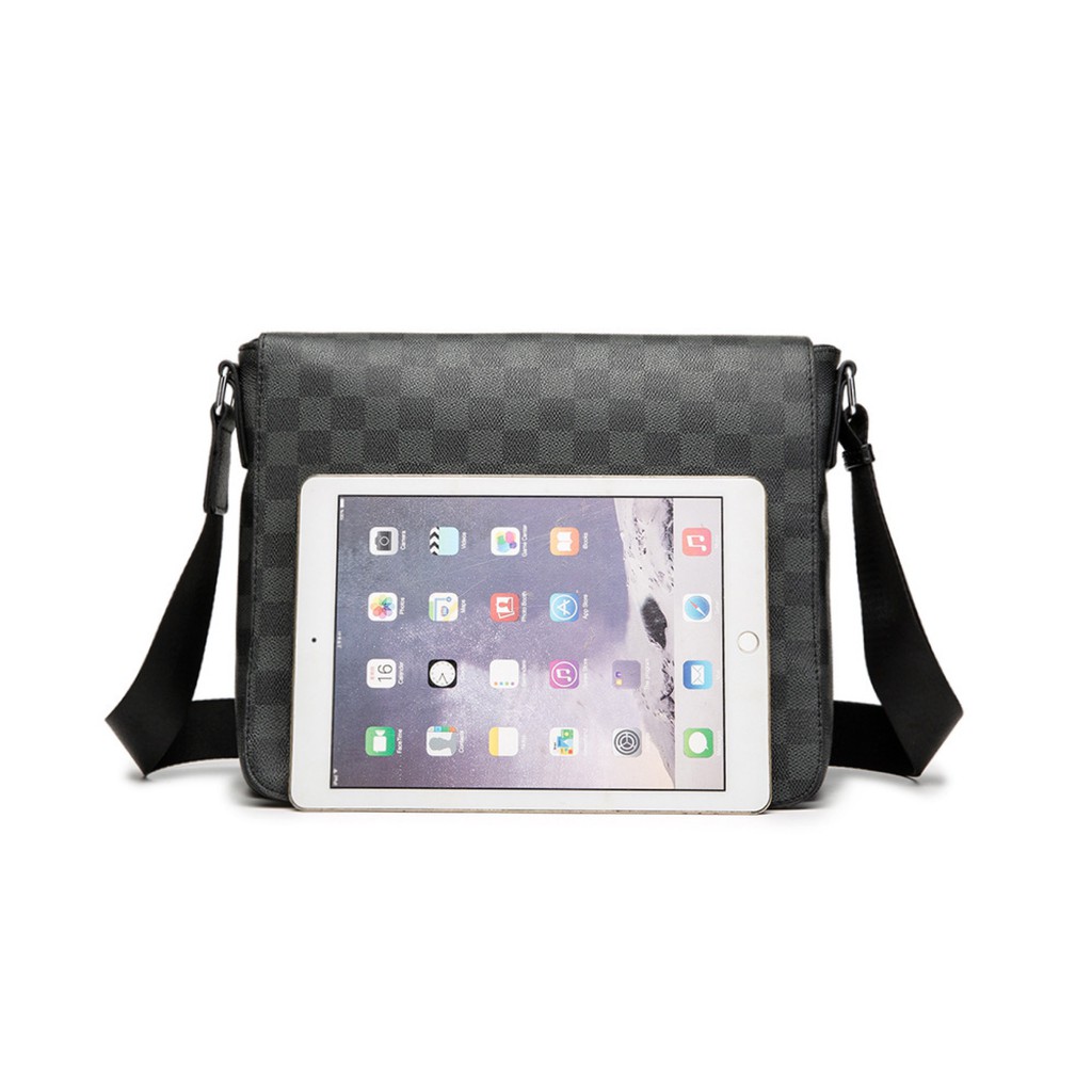 [TX-0016] túi đeo chéo nam caro lớn ⚡ [CHỈ 1 NGÀY]⚡ túi nam nhiều ngăn đựng vừa IPAD A4 ĐI LẠI | BigBuy360 - bigbuy360.vn