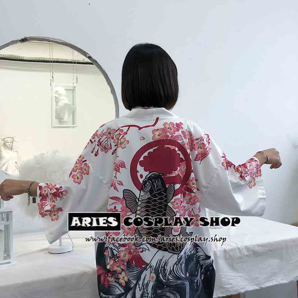 Haori cá chép hoa đào | BigBuy360 - bigbuy360.vn