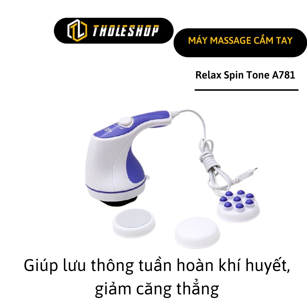 Máy massage cầm tay Relax Spin Tone A781 cắm điện giúp lưu thông tuần hoàn khí huyết thư giãn cơ thể 1043