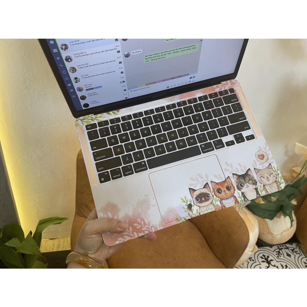 Miếng dán Skin Laptop - Decal chống xước, chống nước, chống va đập, in hình theo yêu cầu cho tất cả dòng Laptop hiện nay