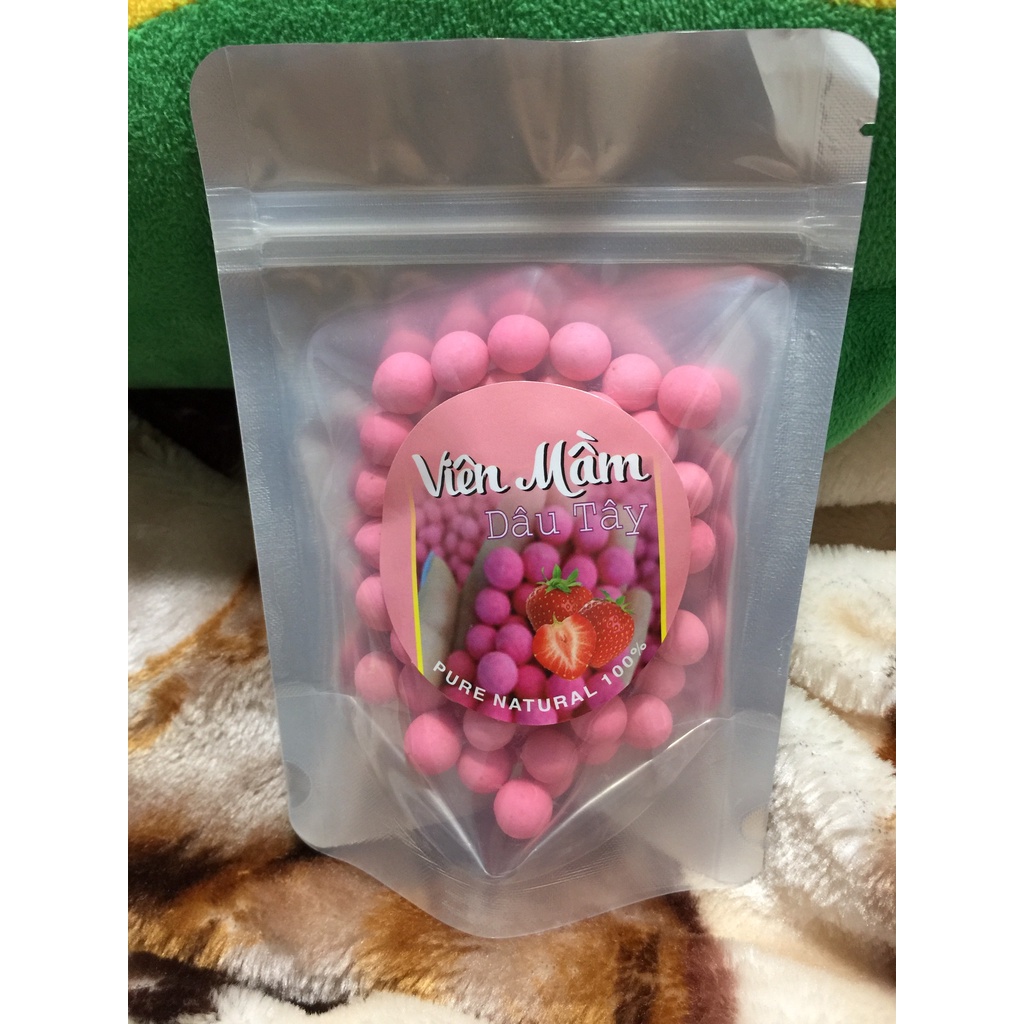 Viên Mầm Dâu Tây Giảm cân đẹp dáng đẹp da gói 100g