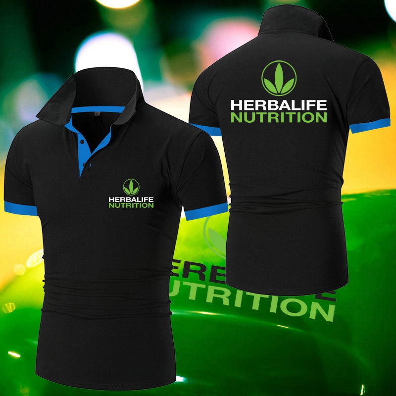 HERBALIFE Áo Thun Polo Ngắn Tay In Họa Tiết Thời Trang Mùa Hè Dành Cho Nam | BigBuy360 - bigbuy360.vn