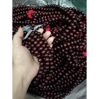 Tràng gỗ thông đỏ 108 hạt dùng niệm Phật 🙏🙏🙏