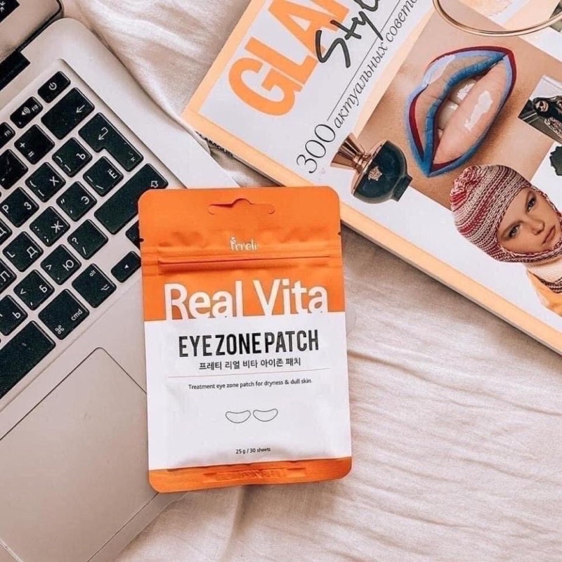 MẶT NẠ MẮT PRETTI REAL VITA EYEZONE 30 miếng