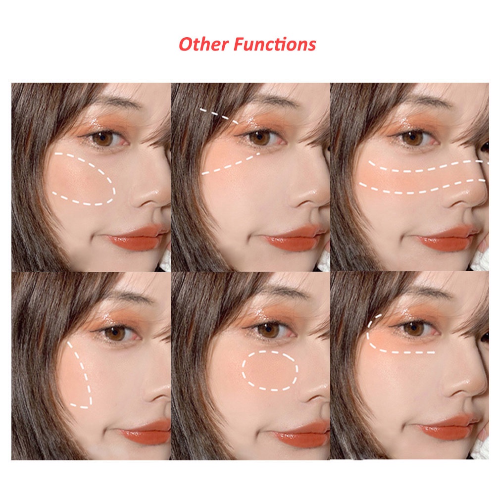 [Hàng mới về] Phấn má hồng SANIYE thiết kế 3 trong 1 lâu trôi hợp thời trang