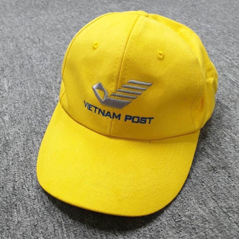 Mũ Lưỡi Trai Thêu Logo Bưu Điện Việt Nam vải kaki cao cấp VNPOST