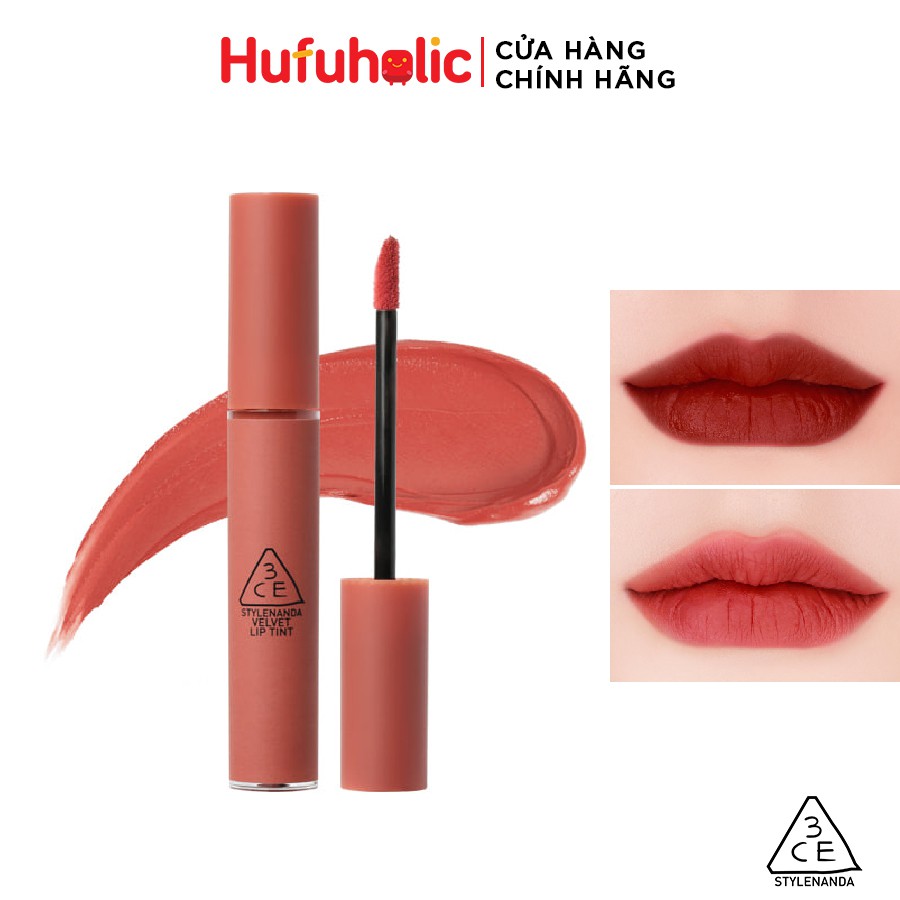 Son kem lì 3CE mềm môi tôn da Velvet Lip Tint mịn môi lâu trôi BITTER HOUR 3CE006