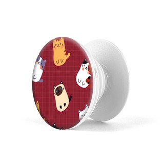 [FREESHIP ĐƠN 50K] Giá Đỡ Điện Thoại Đa Năng - Nhỏ Gọn, Tiện Lợi - In Hình Hoạt Hình Cartoon