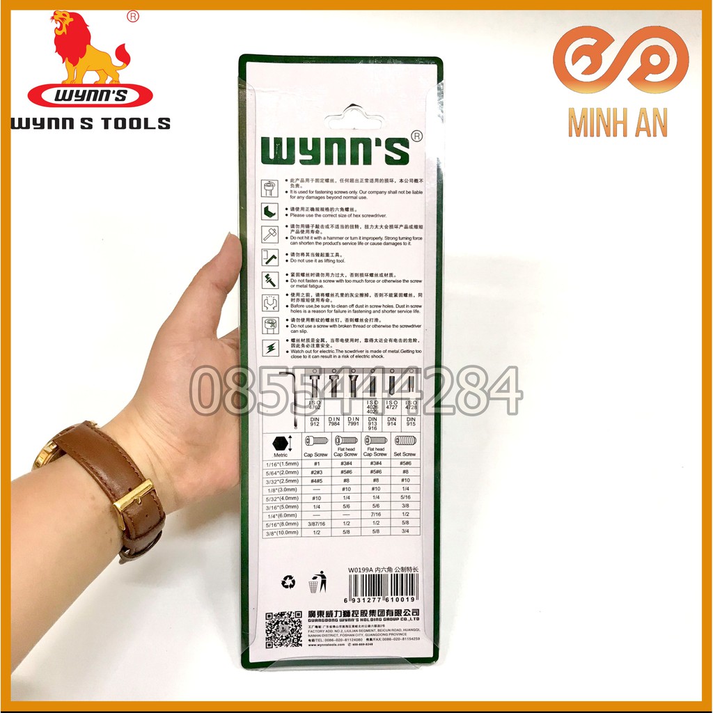 Bộ lục giác [HÀNG CHÍNH HÃNG] WYNN'S W0199A