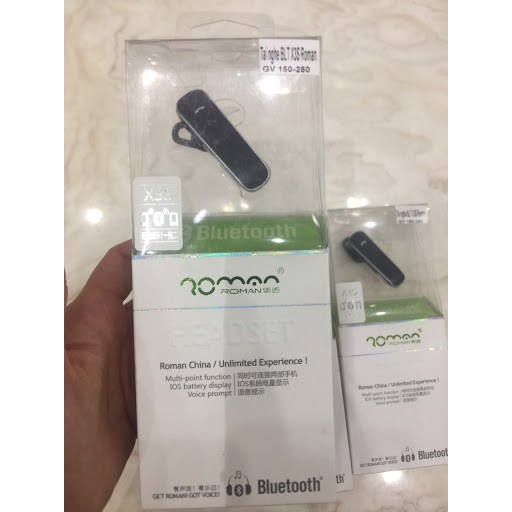 TAI NGHE BLUETOOTH 1 BÊN TAI ROMAN X2S