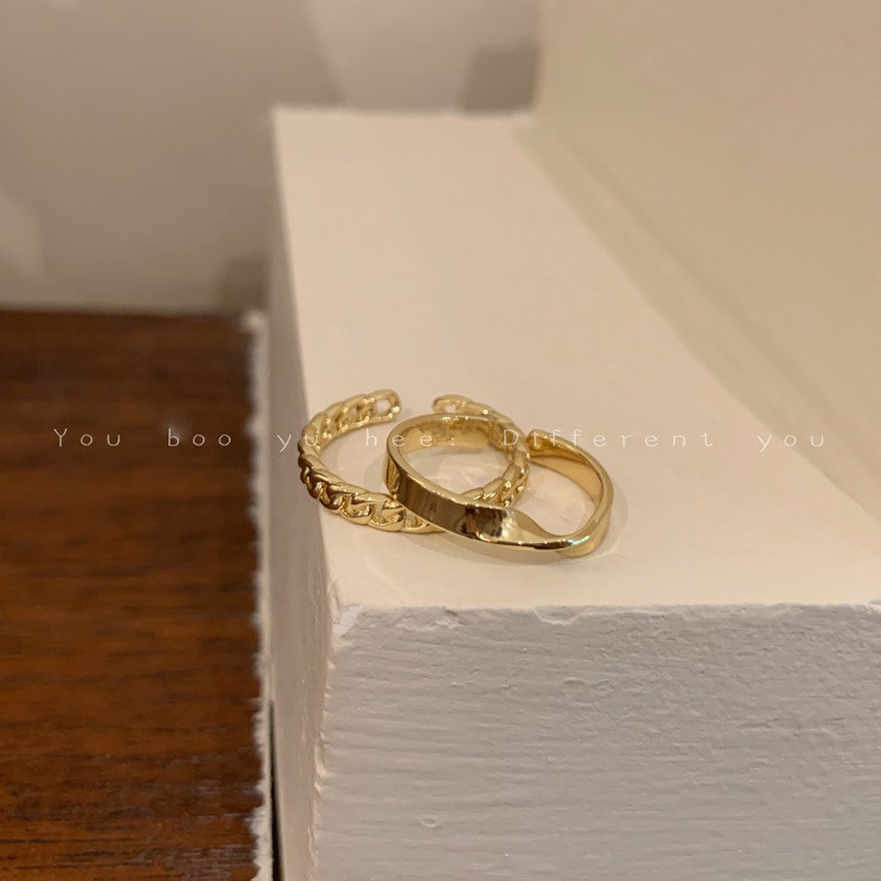 Set Ba Chiếc Nhẫn Đeo Khớp Ngón Tay Thời Trang Nữ