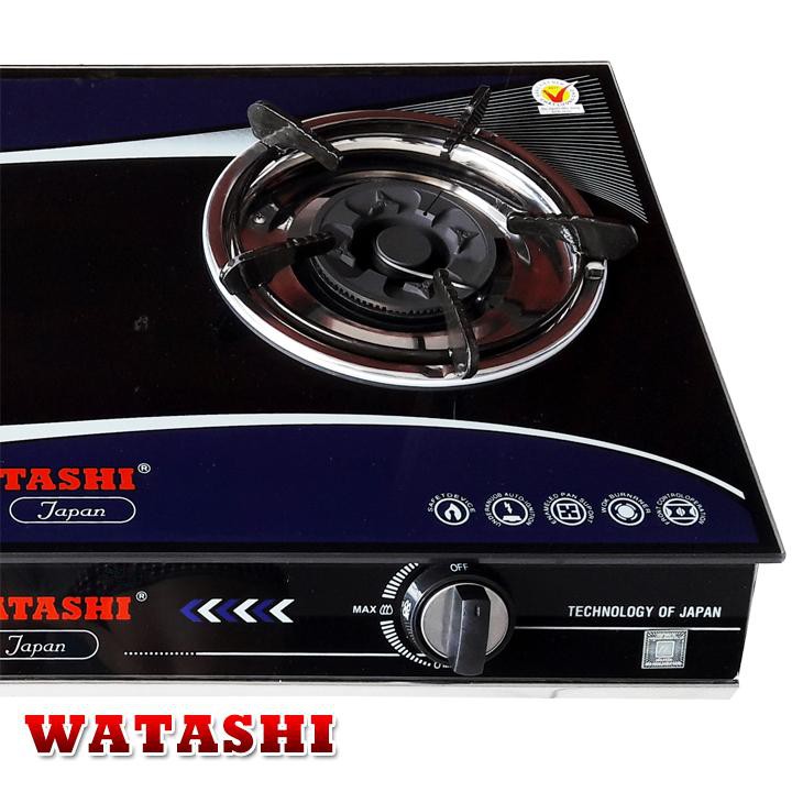 Bếp Gas Đôi Mặt Kính Cao Cấp WATASHI WA0466 ( Tặng Van Dây ga Namilux )