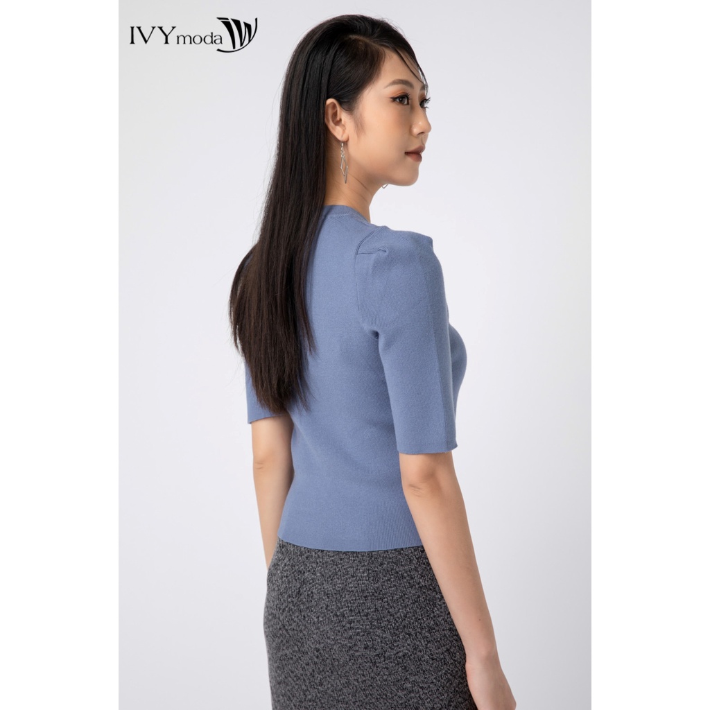 Chân váy bút chì vải kẻ IVY moda MS 30B9018