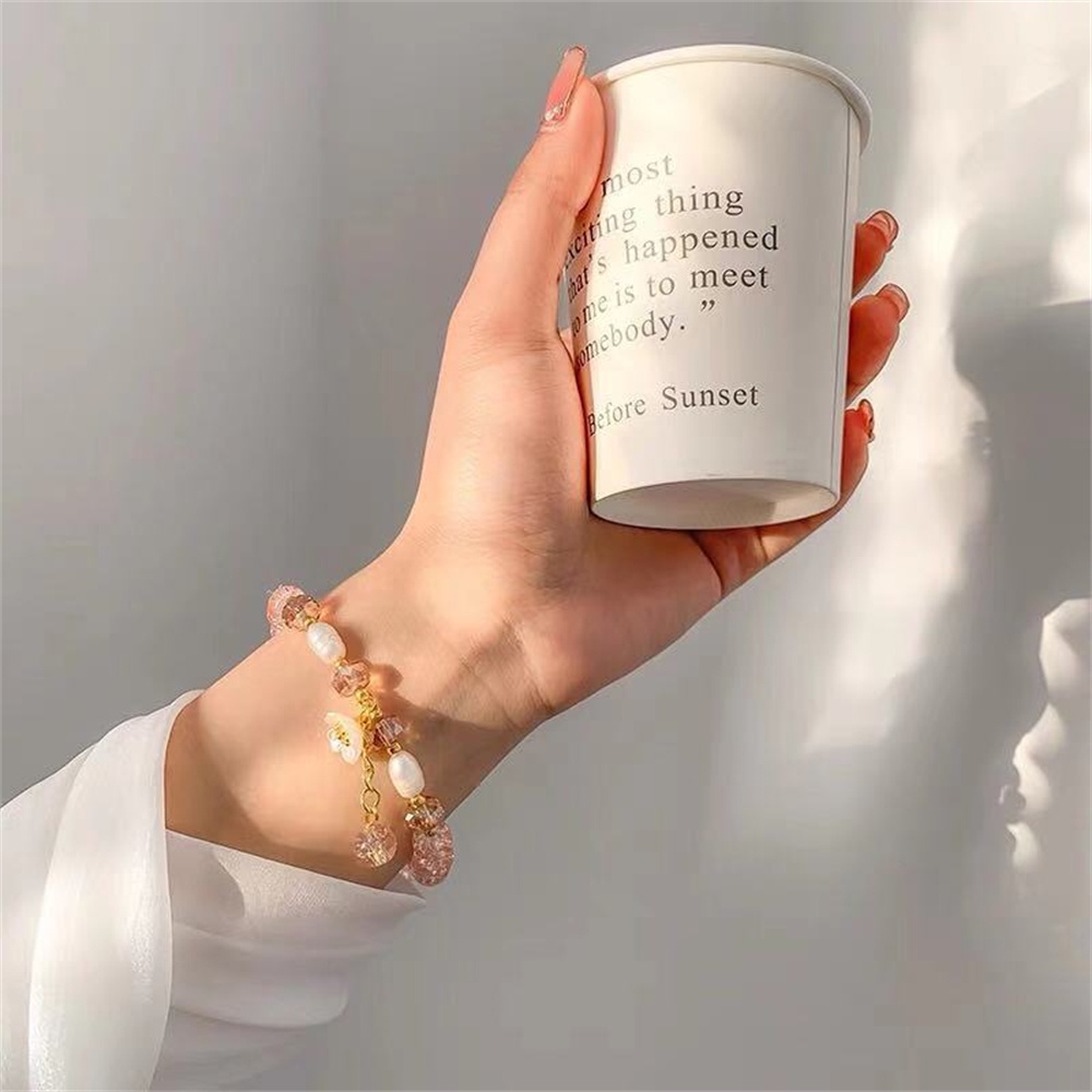 Vòng Tay Chuỗi Hạt Pha Lê Nhân Tạo Phong Cách Boho Thời Trang Cho Nữ
