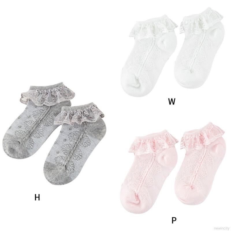 Vớ công chúa đính nơ dễ thương cho bé gái