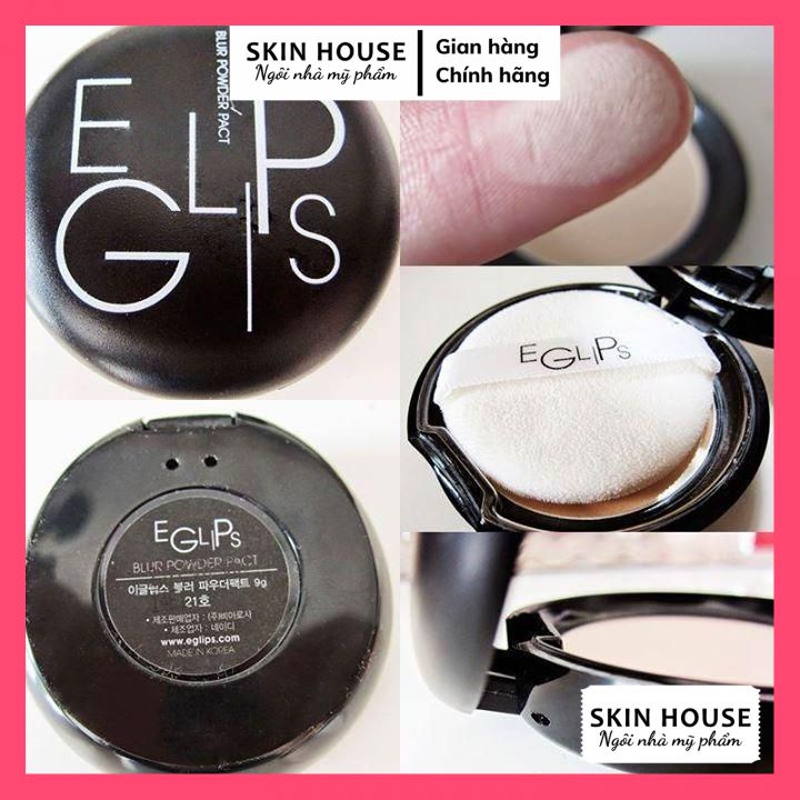 Phấn phủ kiềm dầu EGLIPS BLUR POWDER PACT 10gr