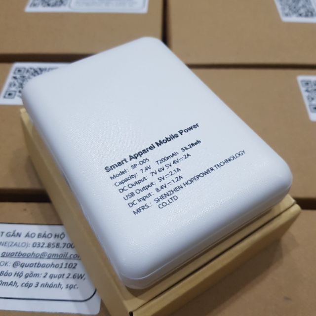 Pin cho Quạt Bảo Hộ