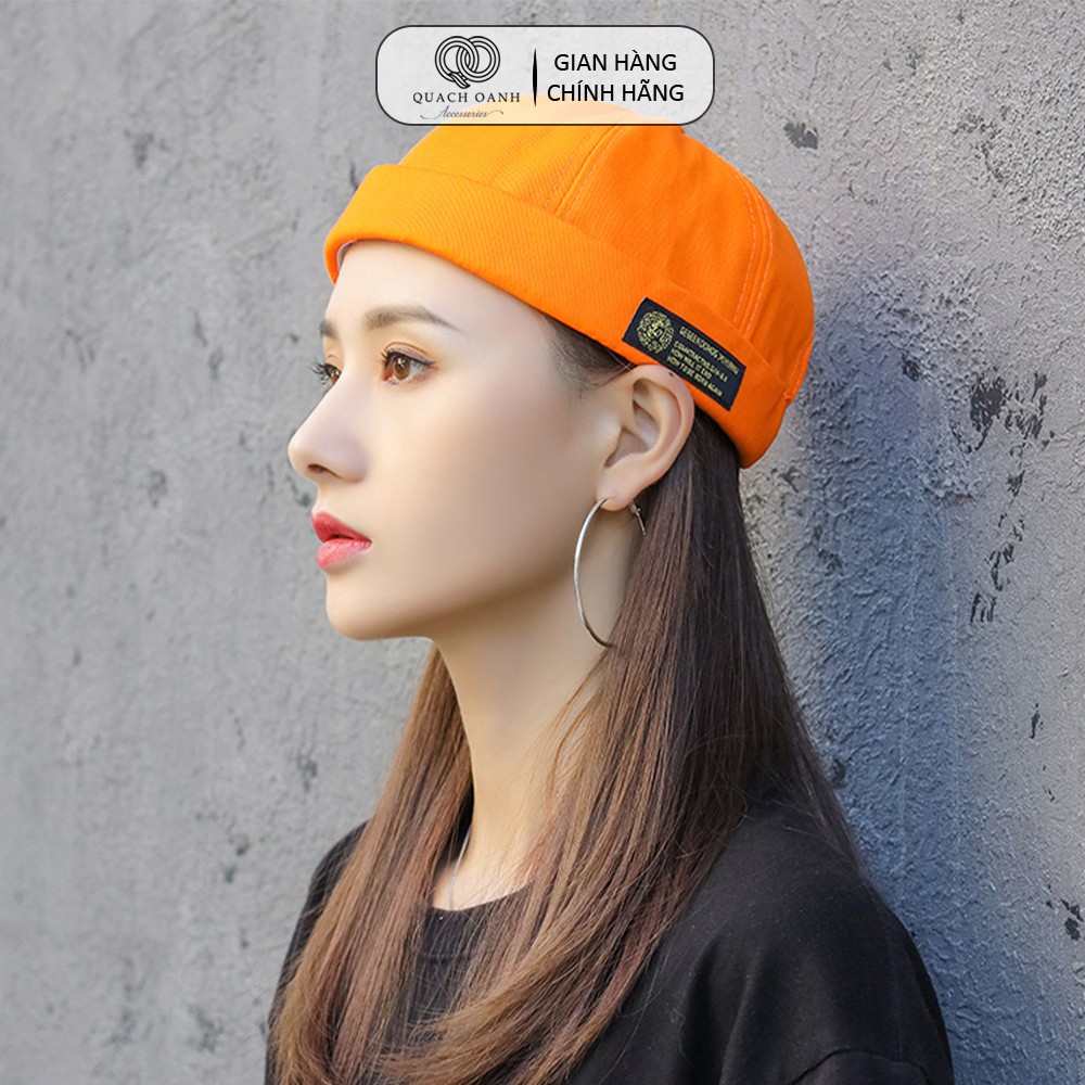 Mũ quả dưa unisex QO ACCESSORIES hip hop đường phố hipster cá tính MU17