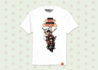 Áo Phượt "Chúng ta trẻ, chúng ta Tự Do" (trắng)
