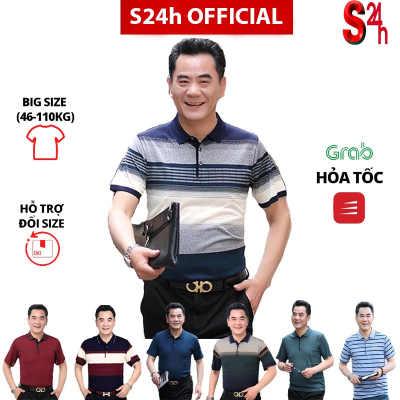 Áo thun nam có cổ tay ngắn - áo phông polo nam cổ bẻ nhiều màu ATN01