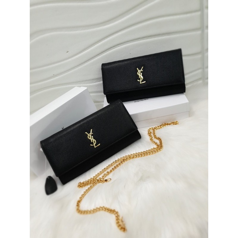 Clutch cầm tay Ysl Fullbox (kèm dây đeo chéo)