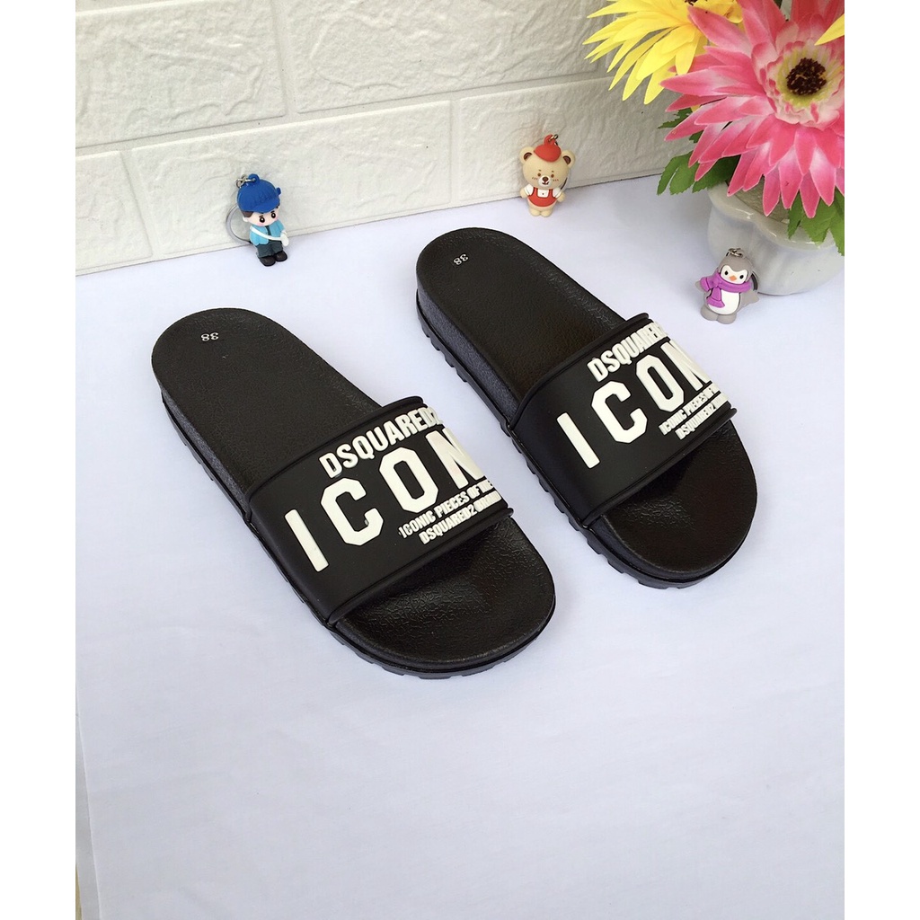 Dép Nam Chữ MOSHINO Đế Cao 3cm Hot Nhất 2023