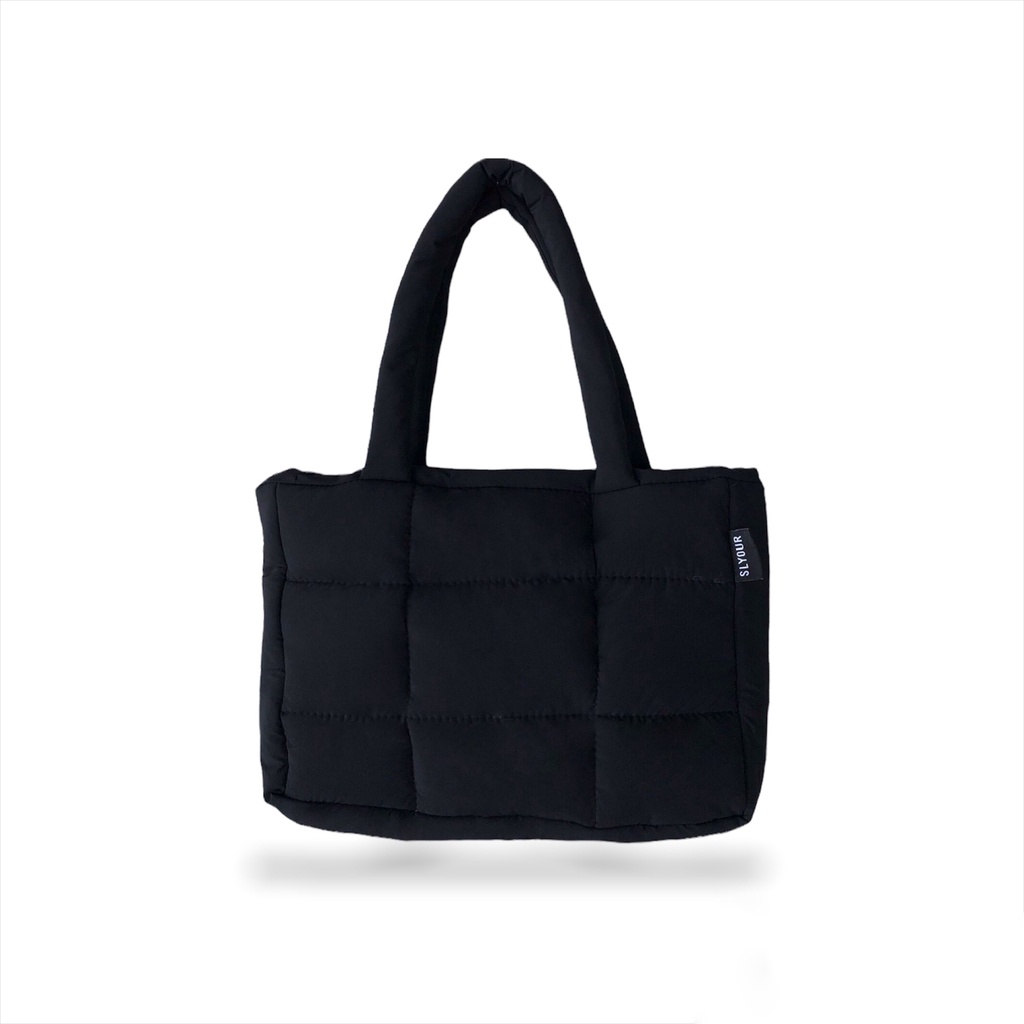 Túi tote vải đeo chéo trần bông, túi đeo chéo kẻ caro bản nhỏ SLYOUR BAG