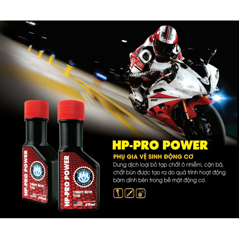 Súc rửa động cơ HP PRO POWER Motorlife 50ml