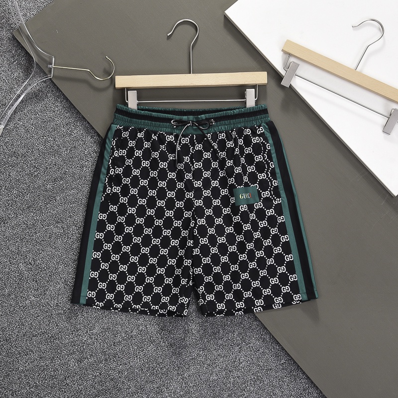 Quần Short Dây Rút In Họa Tiết Gucci Thời Trang Xu Hướng Cho Nam