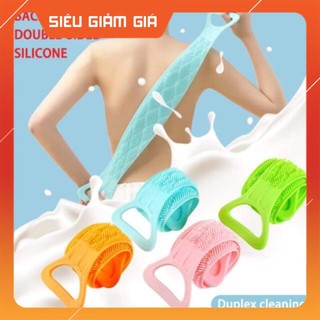 Dây chà lưng đai chà lưng cọ lưng silicon 2 mặt gai tẩy tế bào chết