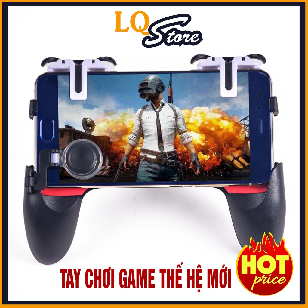 Tay cầm chơi game, tay cầm chơi game pubg 5 in 1 hỗ trợ chơi các loại game thích hợp cho mọi dòng điện thoại