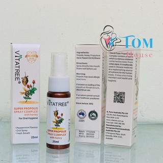 Chai Xịt Keo Ong Vitatree [ÚC] 25ml