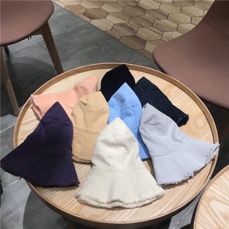 Mũ Bucket Sờn Vải Sờn Thời Trang Mùa Hè Dành Cho Nữ