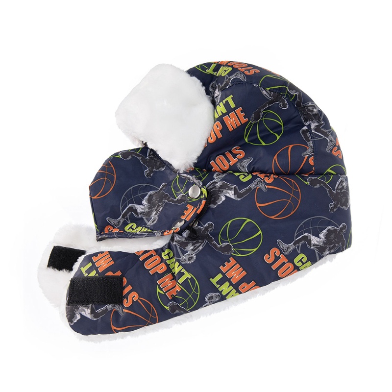 Mũ Trùm Đầu Che Tai Giữ Ấm Mùa Đông Dành Cho Bé Trai Gái