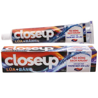 Kem Đánh Răng Closeup LỬA BĂNG 180g. Mới
