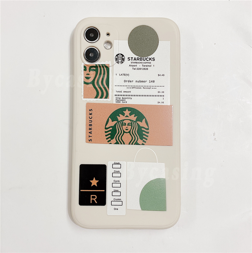 Soft Silicone Case for Huawei Y6 Pro 2019 Huawei Y7A Nova 5T Nova 7i P30 Lite Fashion Starbucks Soft TPU Casing BY