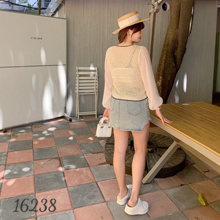 Áo Len BIGSIZE tay voan 16238