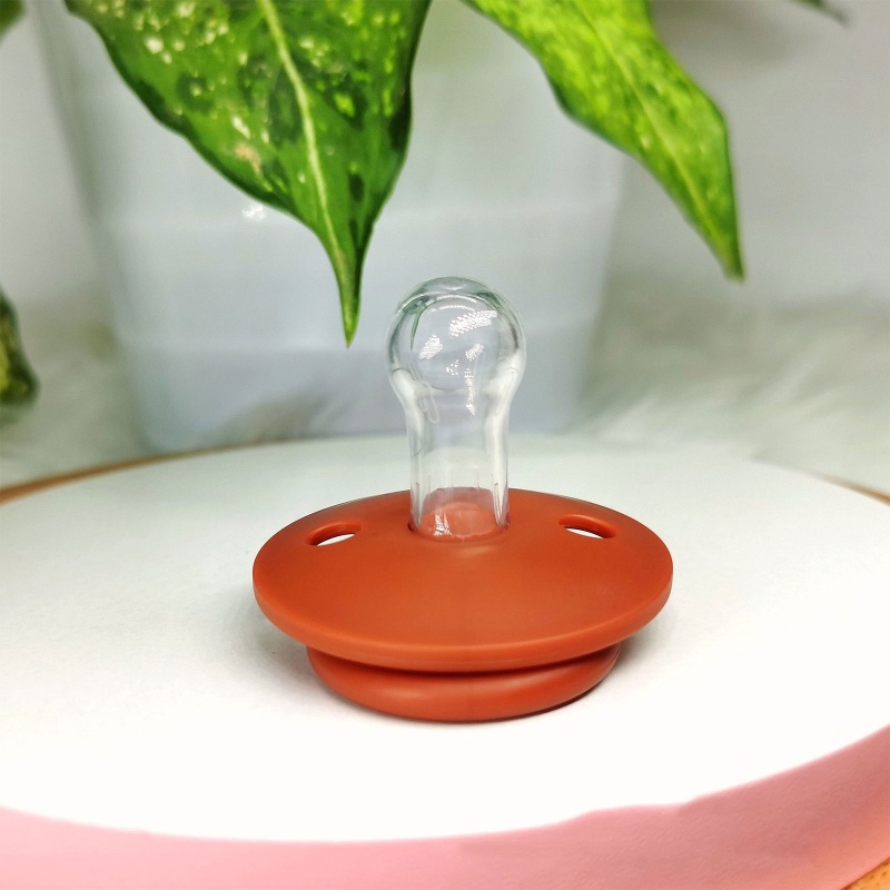 Núm Ti Giả Bằng Silicone Không BPA Cho Bé 6-18 Tháng Tuổi