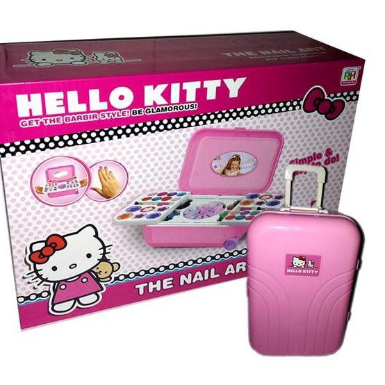 Va Li Kéo Đựng Đồ Trang Điểm Hình Hello Kitty / Ngựa Một Sừng Dễ Thương Cho Bé Gái