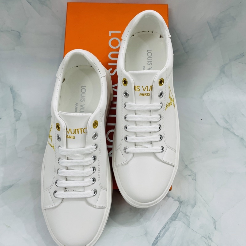 Giày sneaker LV#, Giày Thể Thao Nam Fullbox. Giày LV6 trắng & đen cho nam
