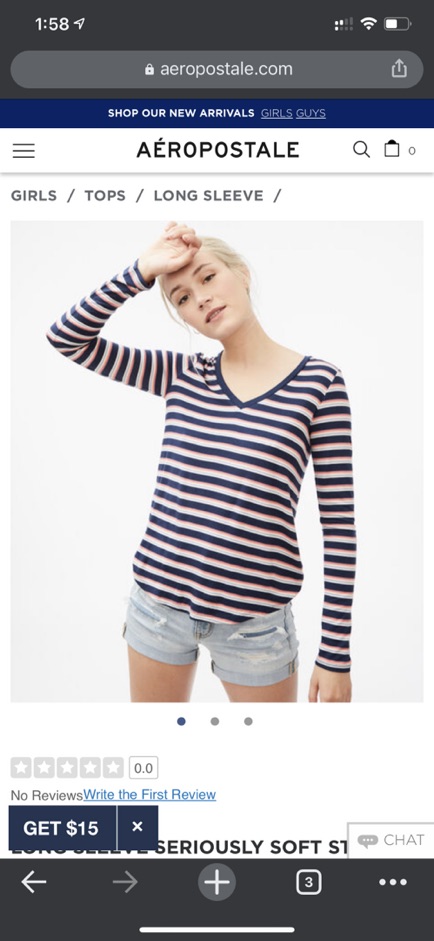 Áo thun Aéropostale xuất dư size Xs - L (45-60kg)