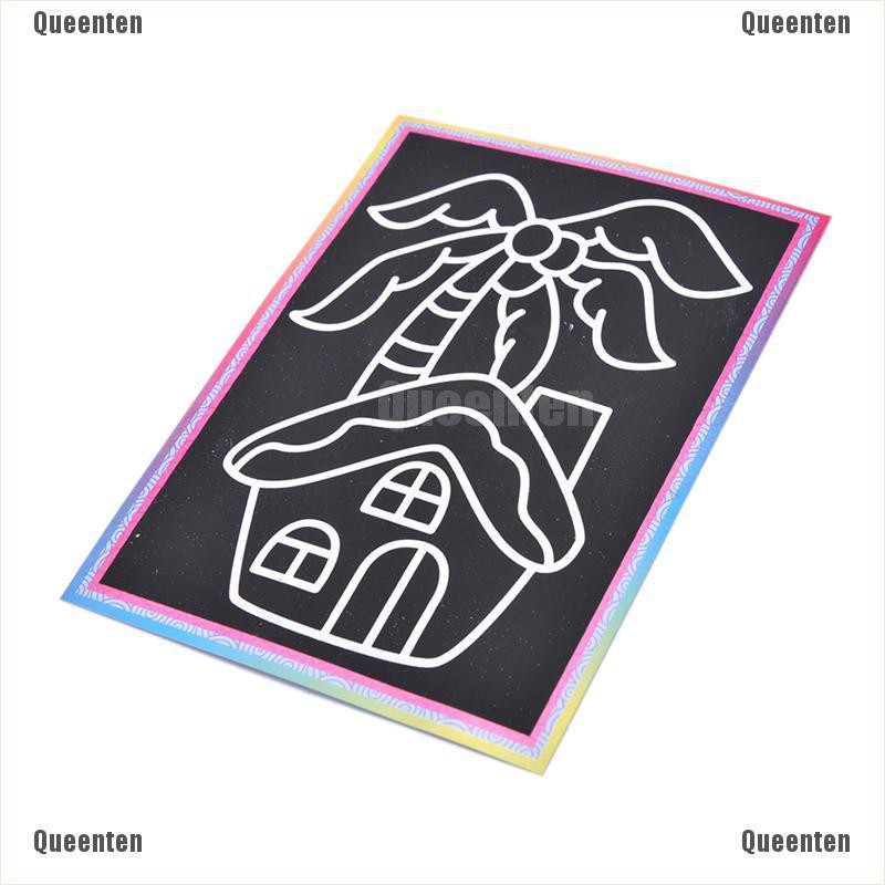 Bộ 10 tờ giấy tranh vẽ cỡ nhỏ 9*12cm cho trẻ em