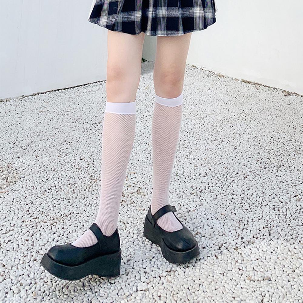 Vớ Lưới Cá Màu Trắng Đen Thời Thượng