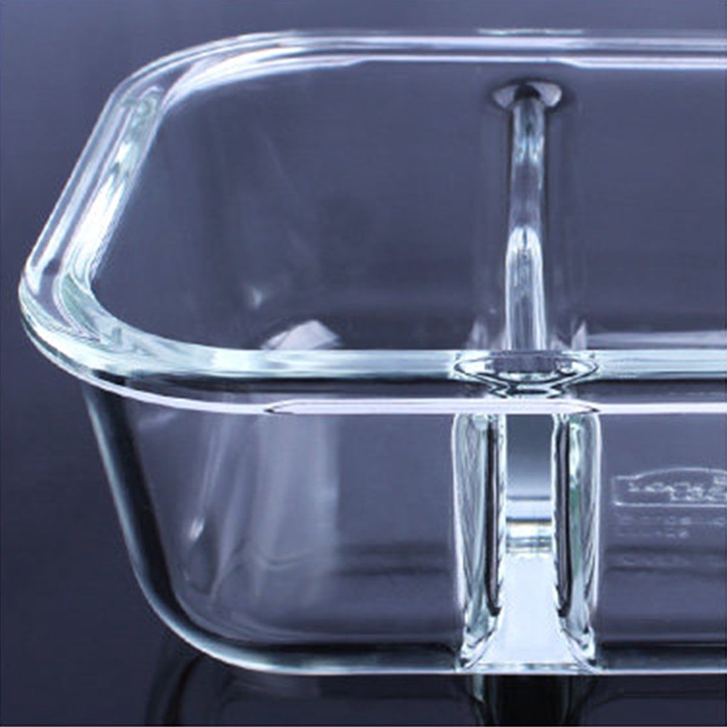 Hộp Thuỷ Tinh Chịu Nhiệt Lock&amp;Lock 2 ngăn 700ml LLG429D
