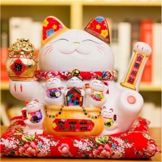 Mèo thần tài trang trí ta1209