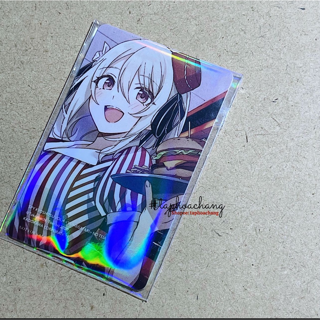 Sleeve bọc bài, postcard, card kpod, ảnh, card bo góc, polaroid, emoca Hologram có dán - 5.8*8.7/ 6.2*9.0/6.5*9.0