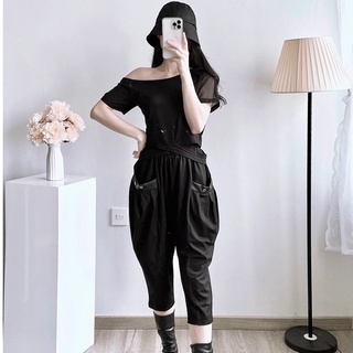 Quần Thụng Ngắn Mùa Hè Joggers Cá Tính Chóe Unisex
