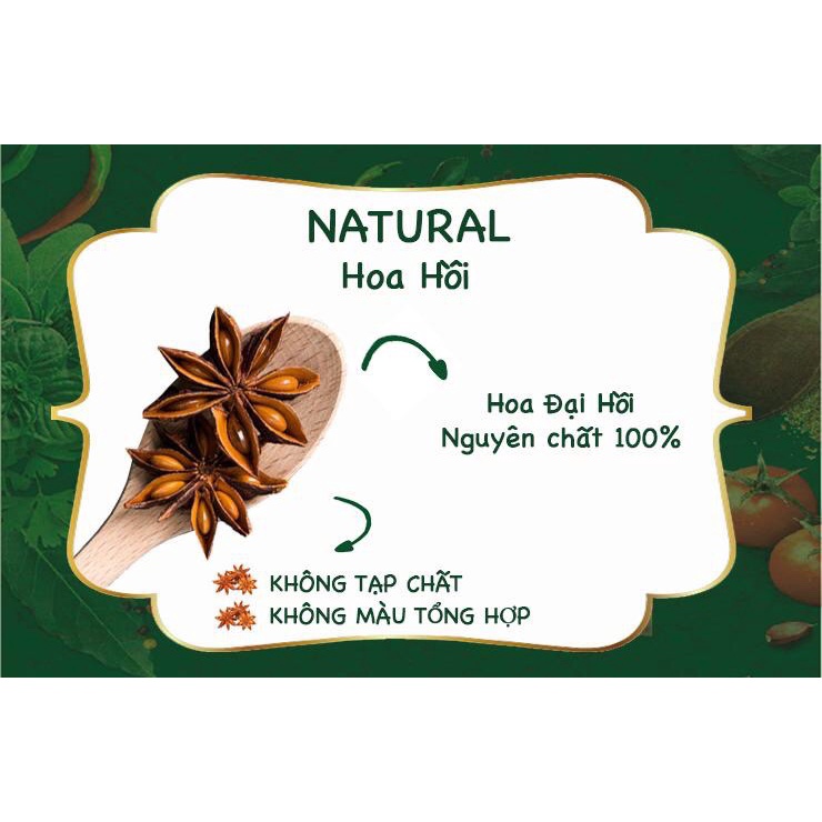 Hoa hồi Natural Dh Foods nguyên liệu,hương liệu pha chế, nấu ăn 15gr