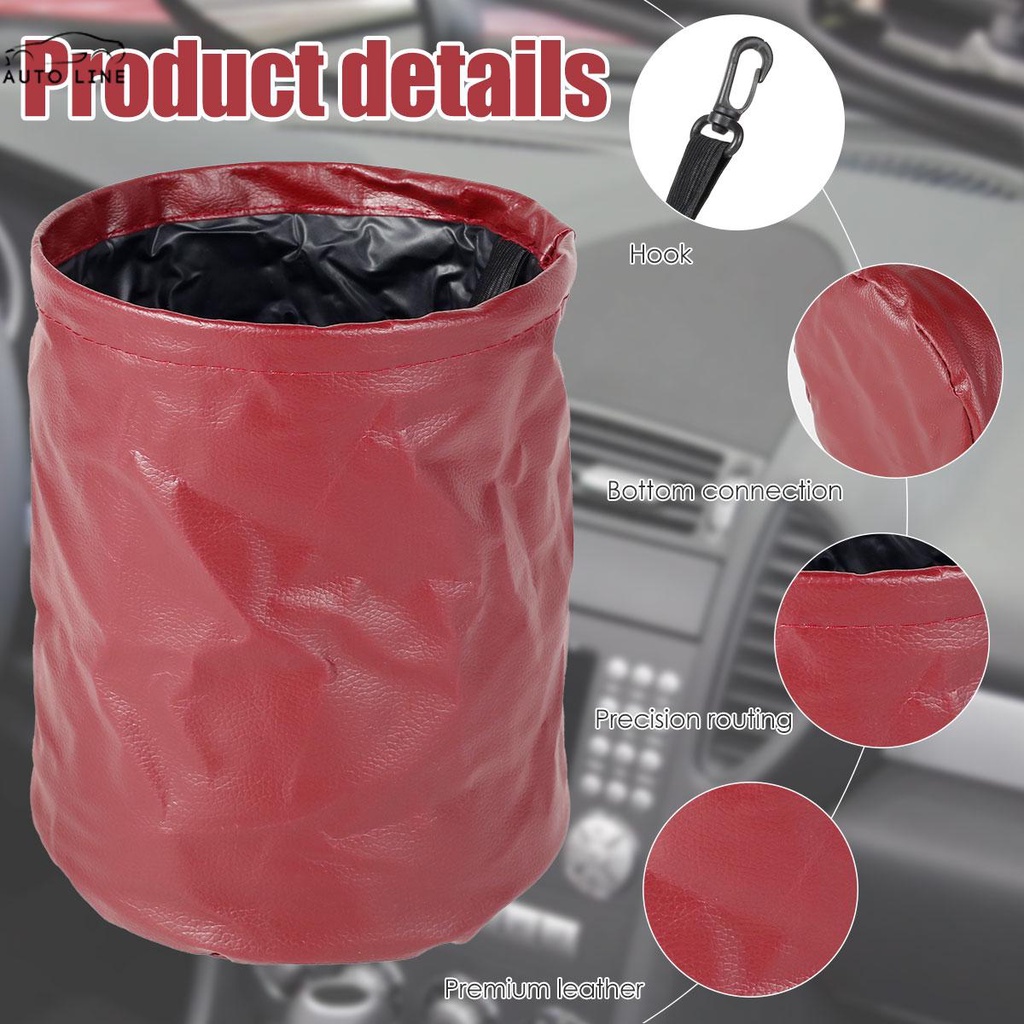 Thùng Rác Chống Thấm Nước Có Thể Gấp Gọn Tiện Dụng Cho Xe Hơi / Văn Phòng / Cửa Hàng Shopcyc64